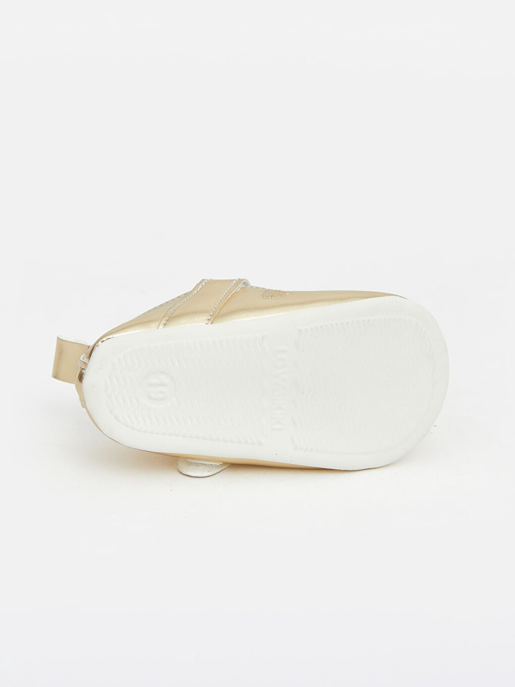 Sarı Fiyonk Desenli Kız Bebek Babet-3