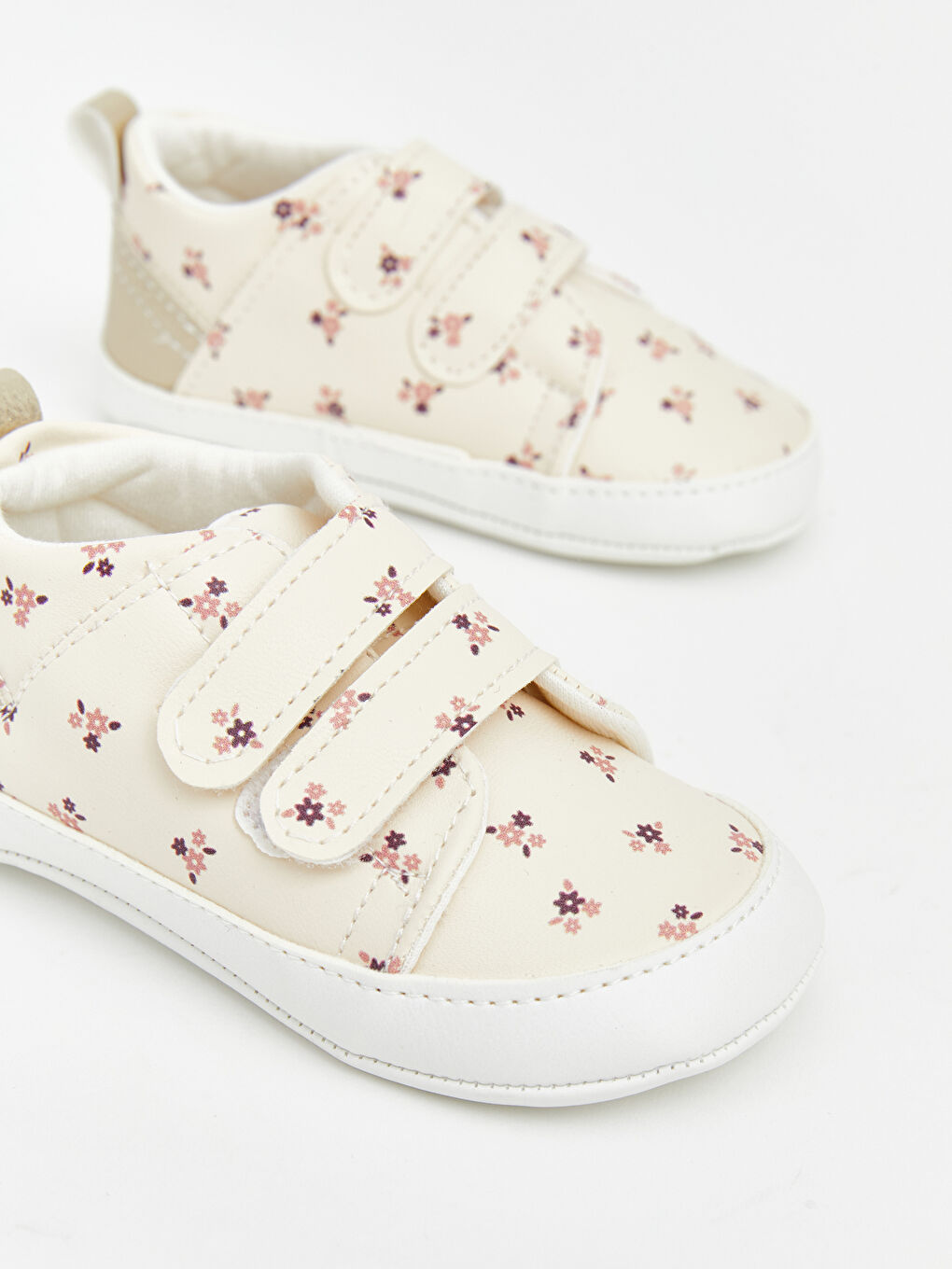 Bej Cırt Cırtlı Kız Bebek ilk Adım Ayakkabısı-2