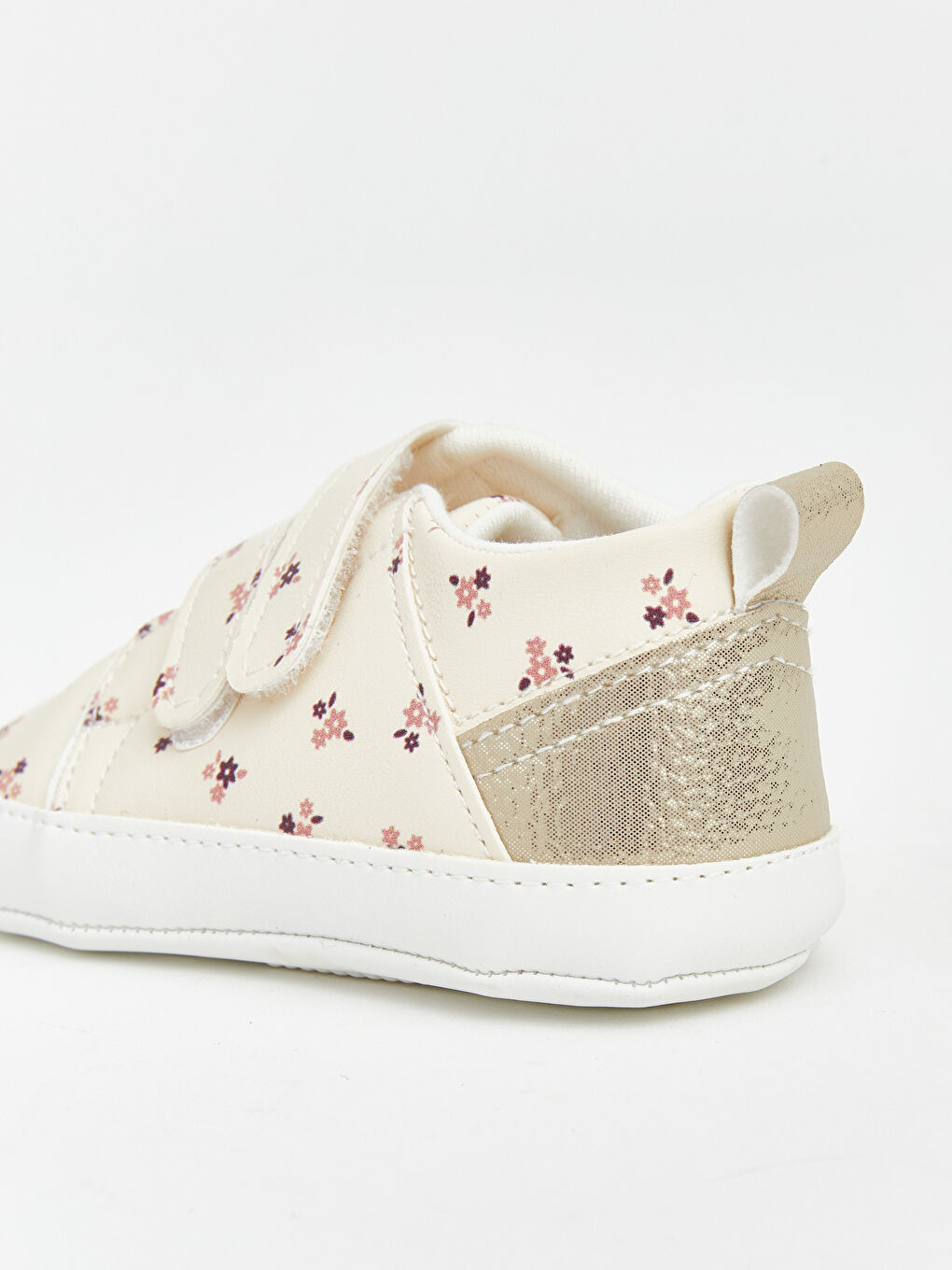 Bej Cırt Cırtlı Kız Bebek ilk Adım Ayakkabısı-4