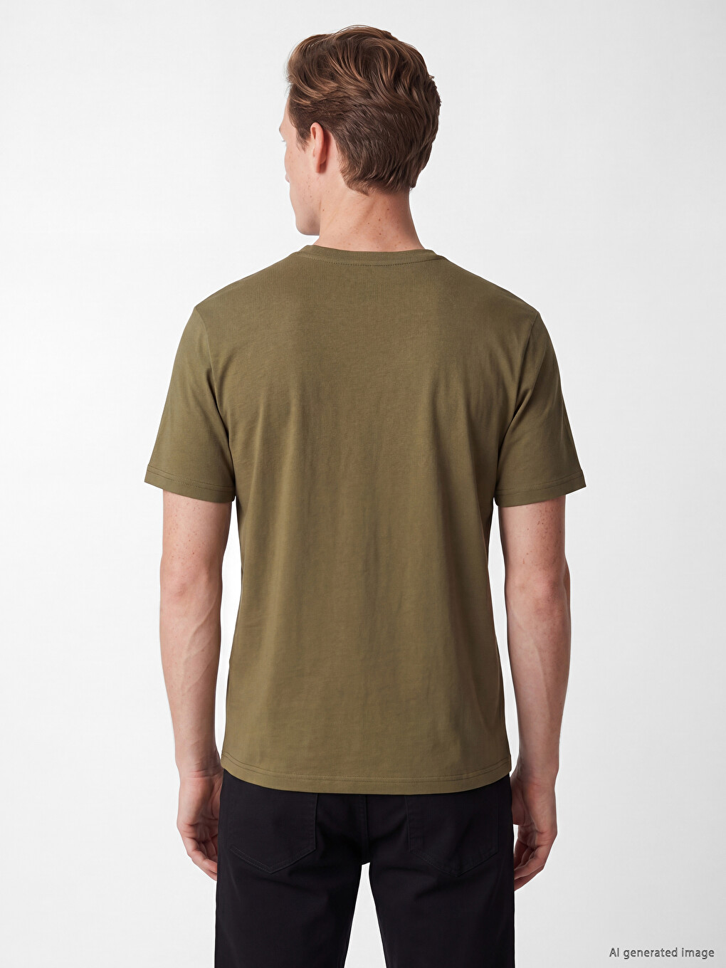 Crew Neck Printed Men's T-Shirt-3
