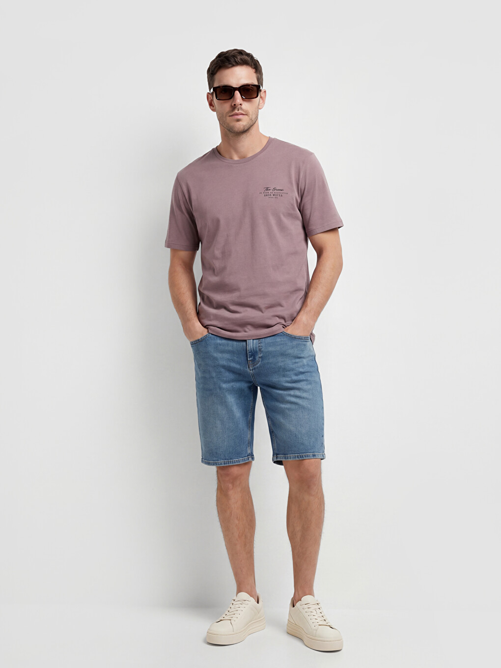 Crew Neck Printed Men's T-Shirt-1