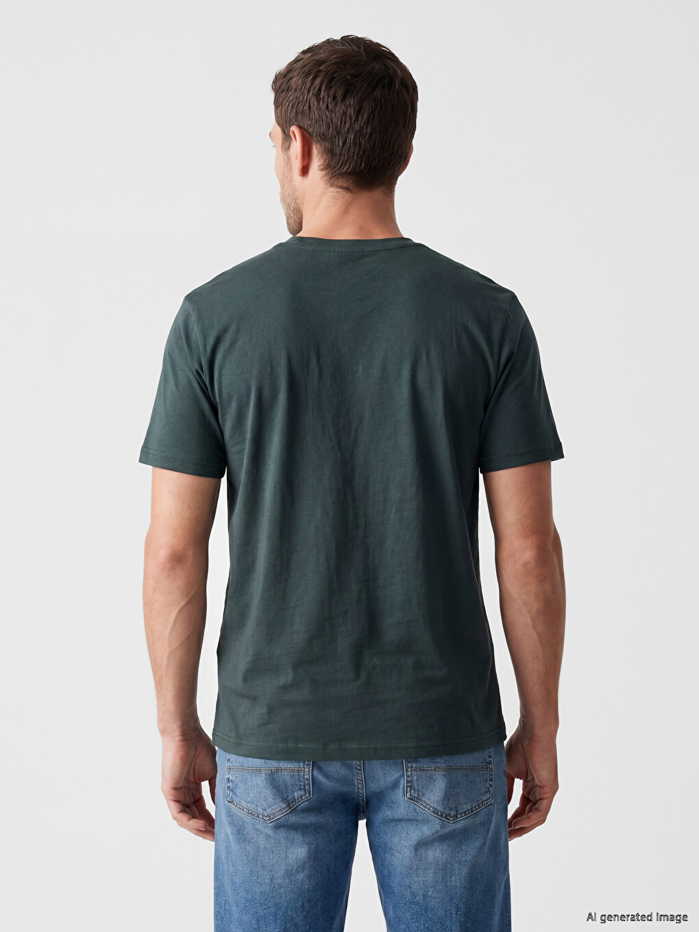Crew Neck Printed Men's T-Shirt-2