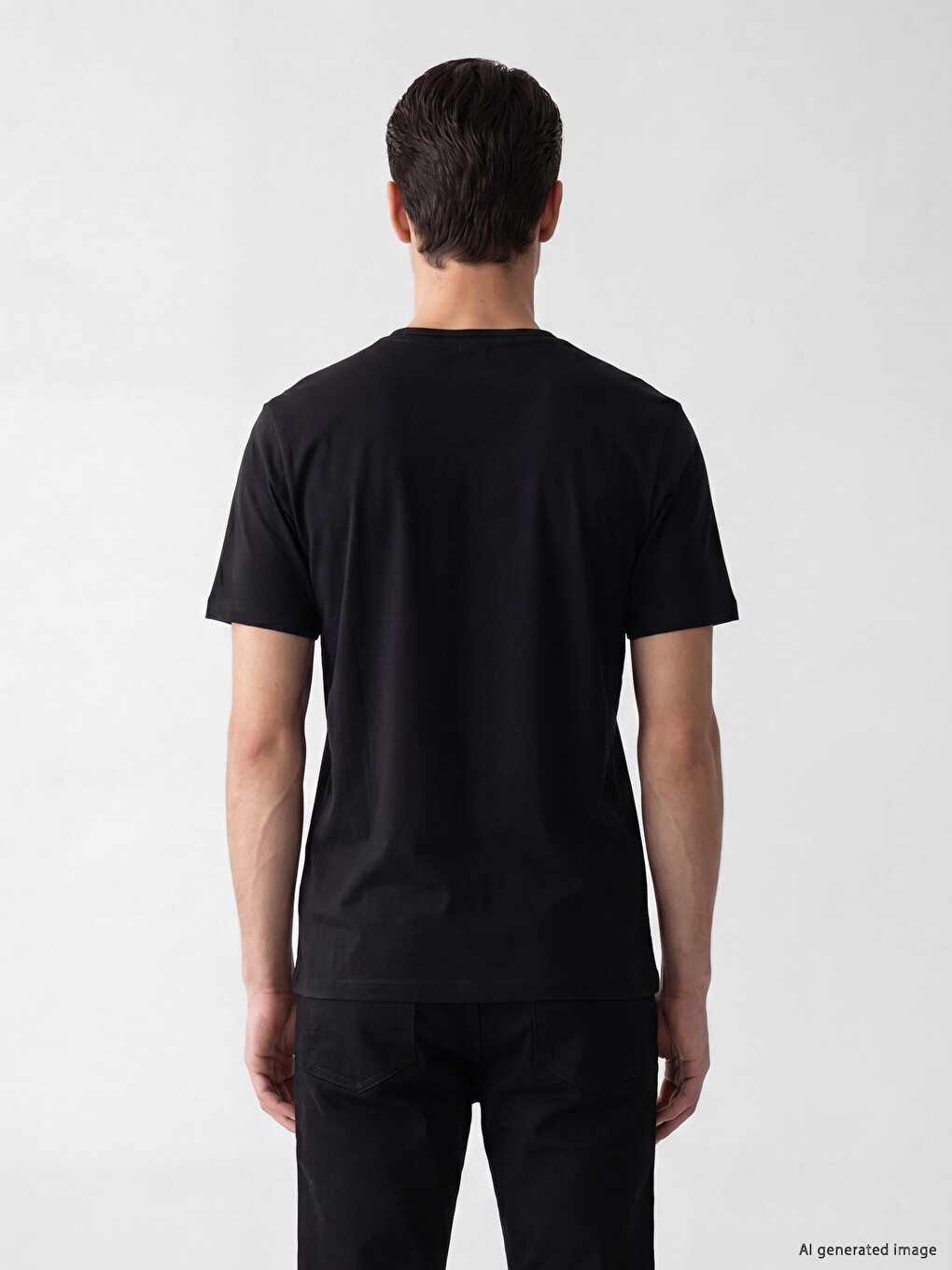 Crew Neck Printed Men's T-shirt-2