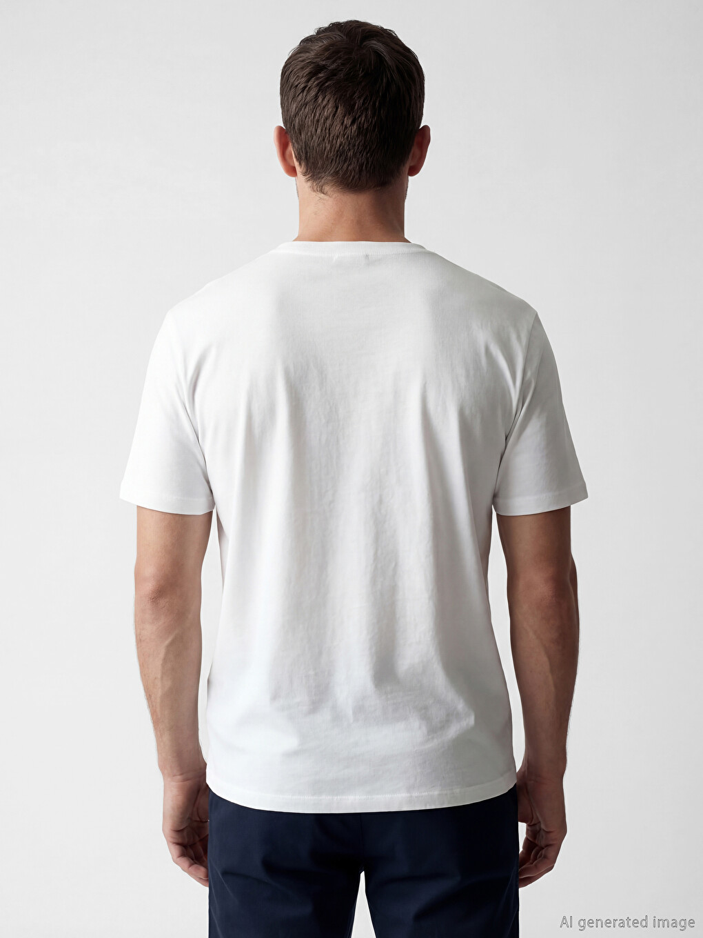 Crew Neck Printed Men's T-Shirt-3