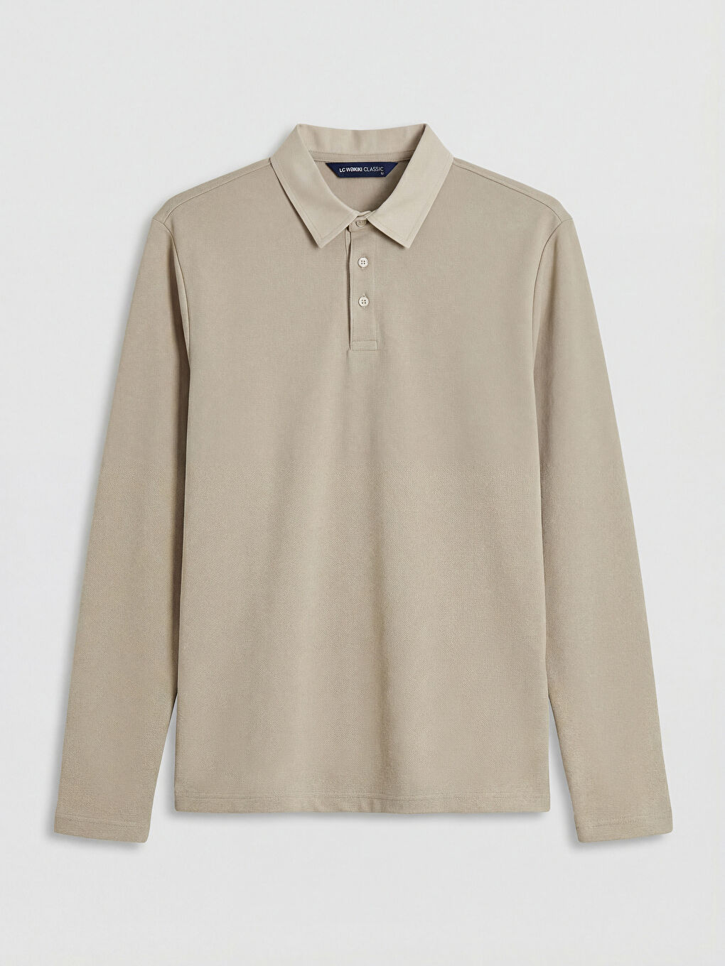 Bej Polo Yaka Erkek Tişört