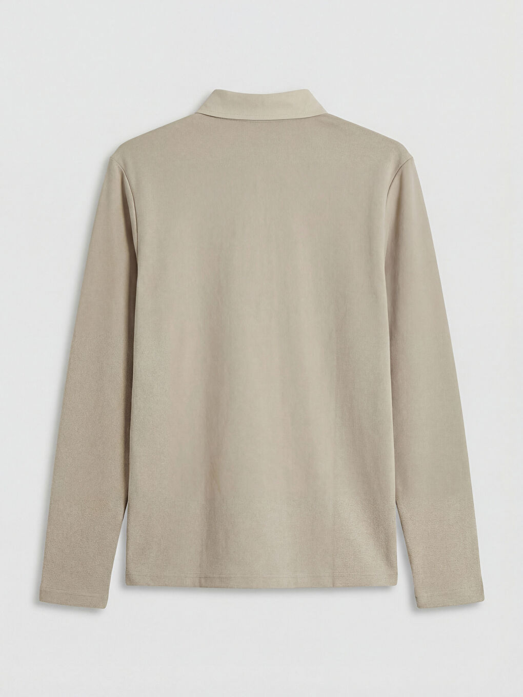 Bej Polo Yaka Erkek Tişört-1