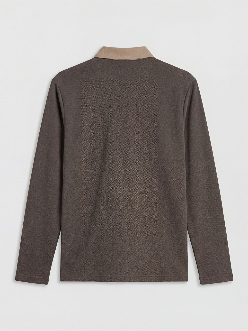 Kahverengi Polo Yaka Erkek Tişört-1