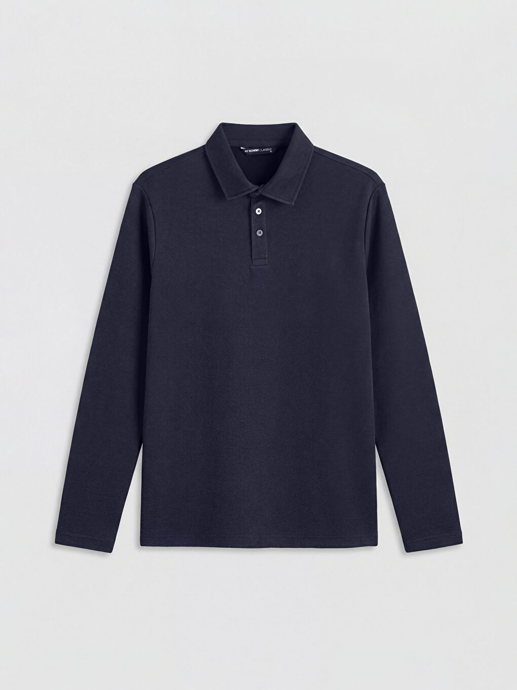 Lacivert Polo Yaka Erkek Tişört-4