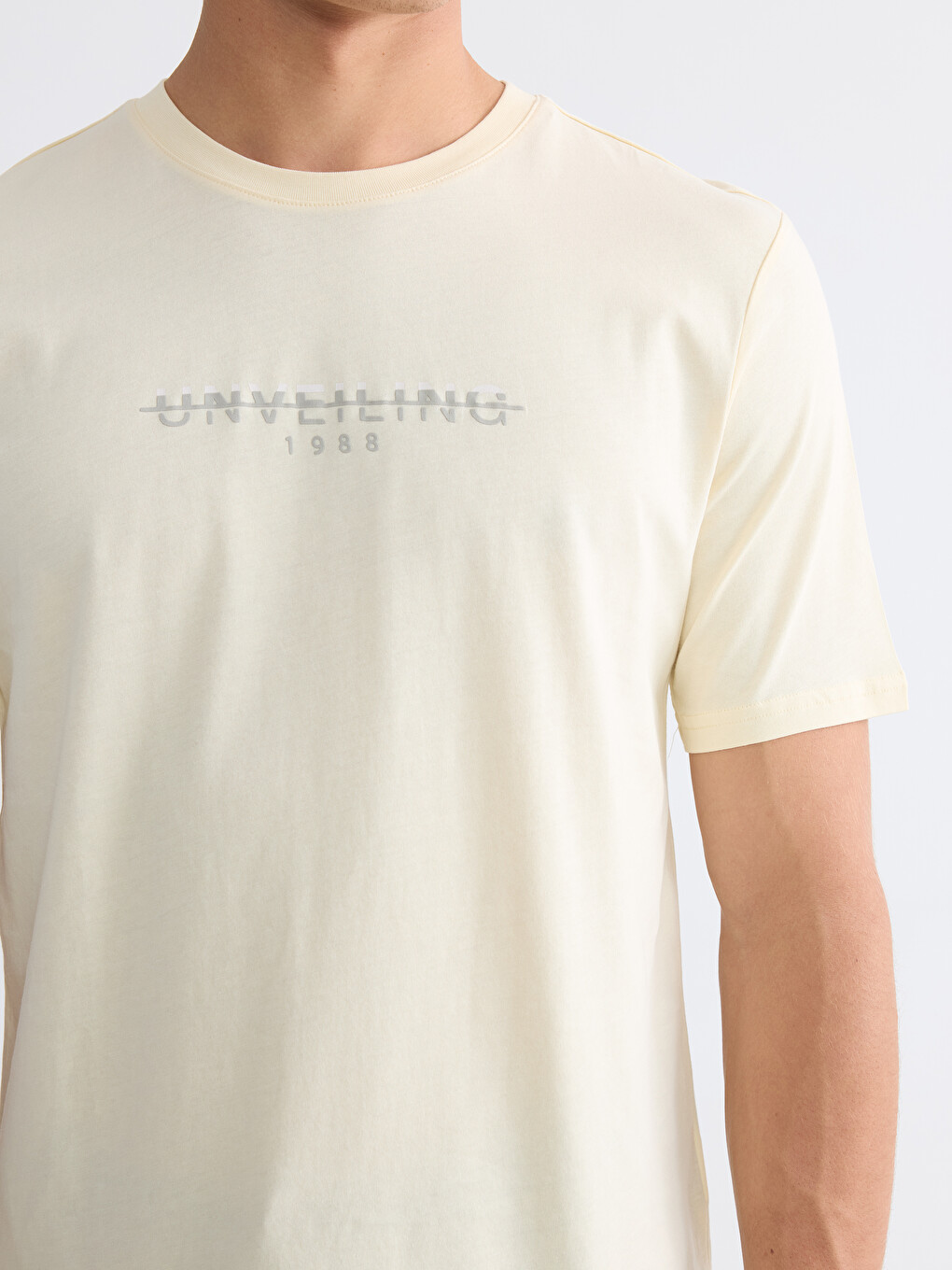 Crew Neck Printed Men's T-Shirt-2