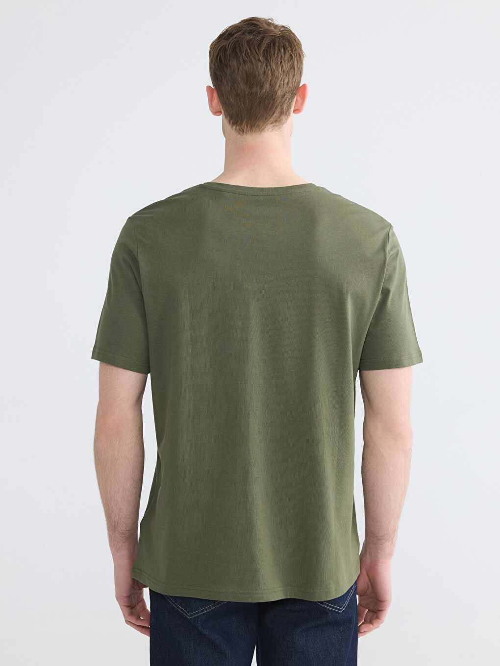 Crew Neck Printed Men's T-Shirt-3