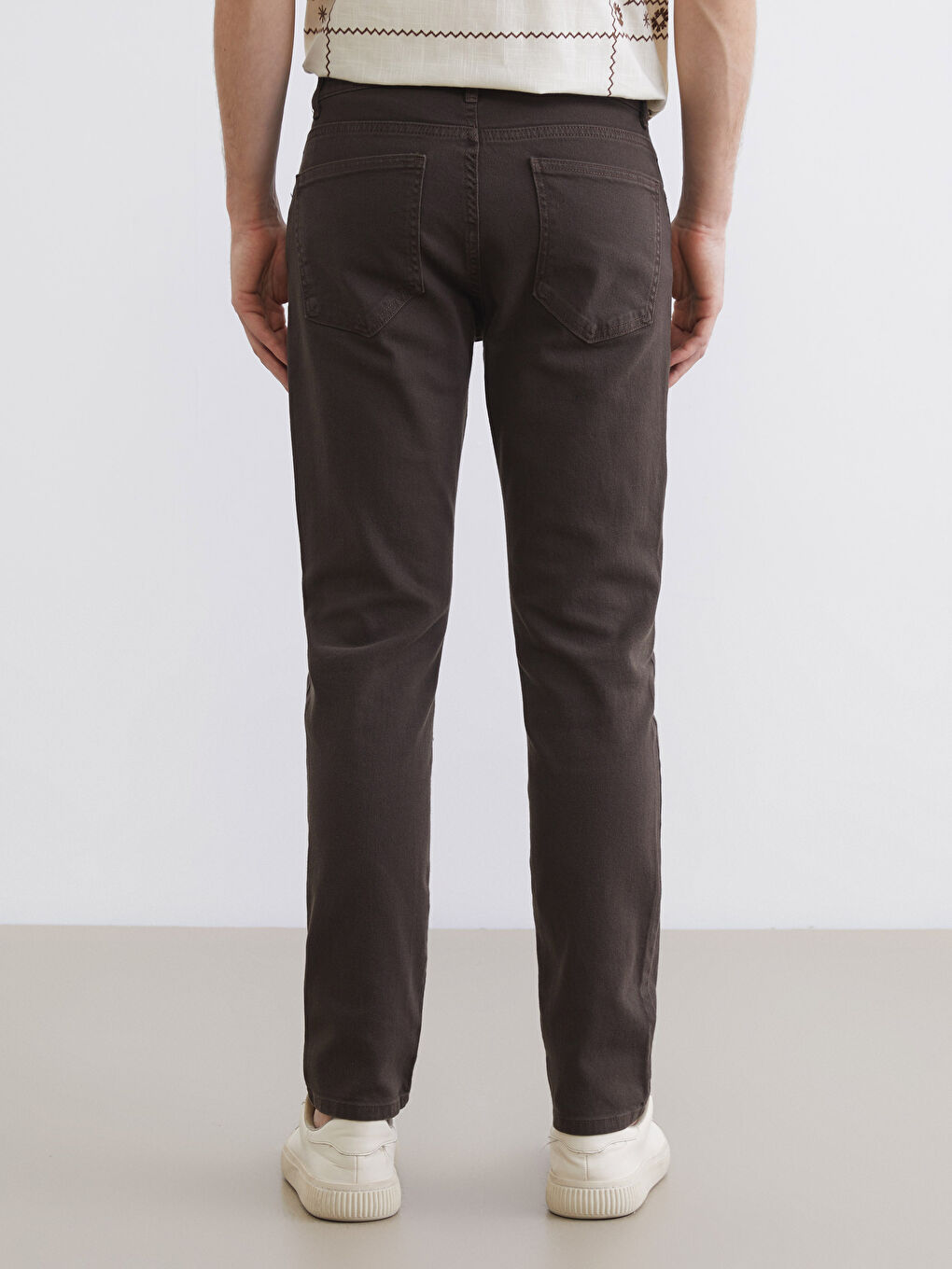 Kahverengi 779 Regular Fit Erkek Jean Pantolon-3