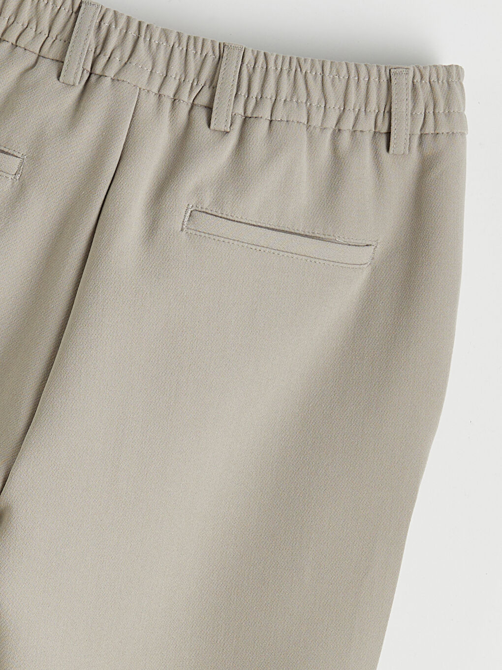 Bej Standart Kalıp Erkek Pantolon-1