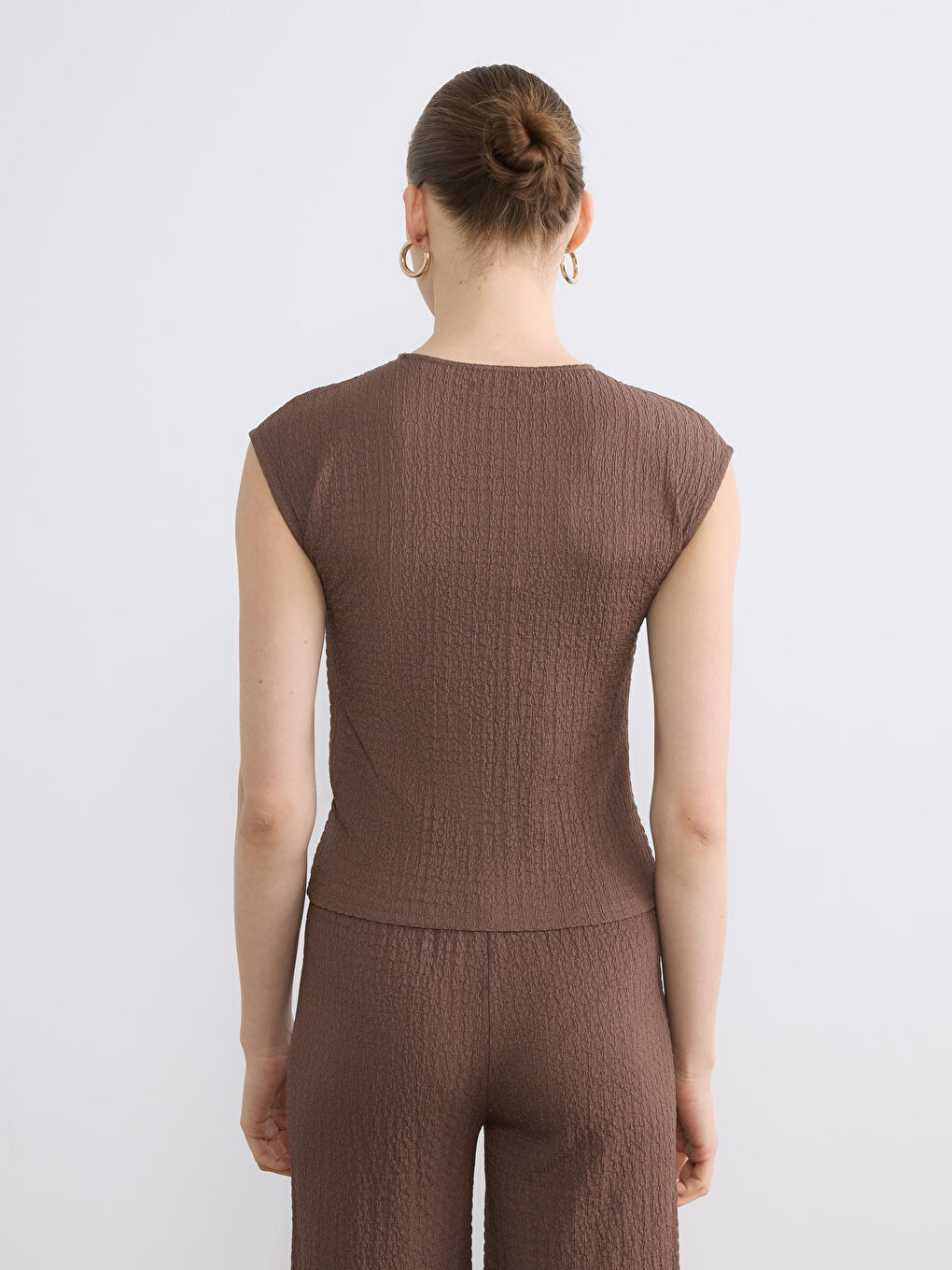 Débardeur BRUN Femme-3