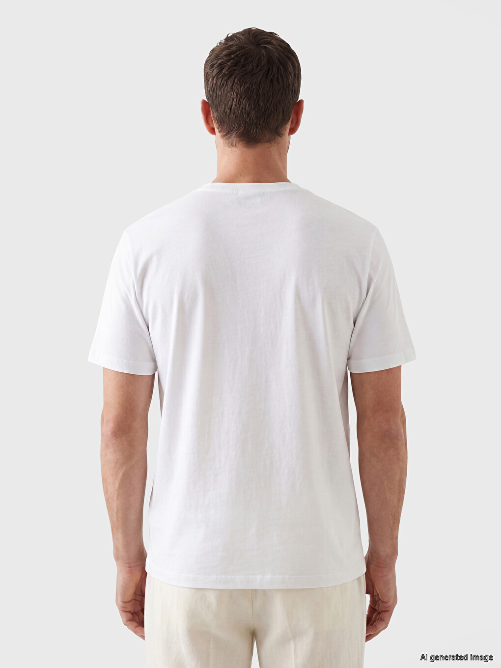 Crew Neck Printed Men's T-shirt-3