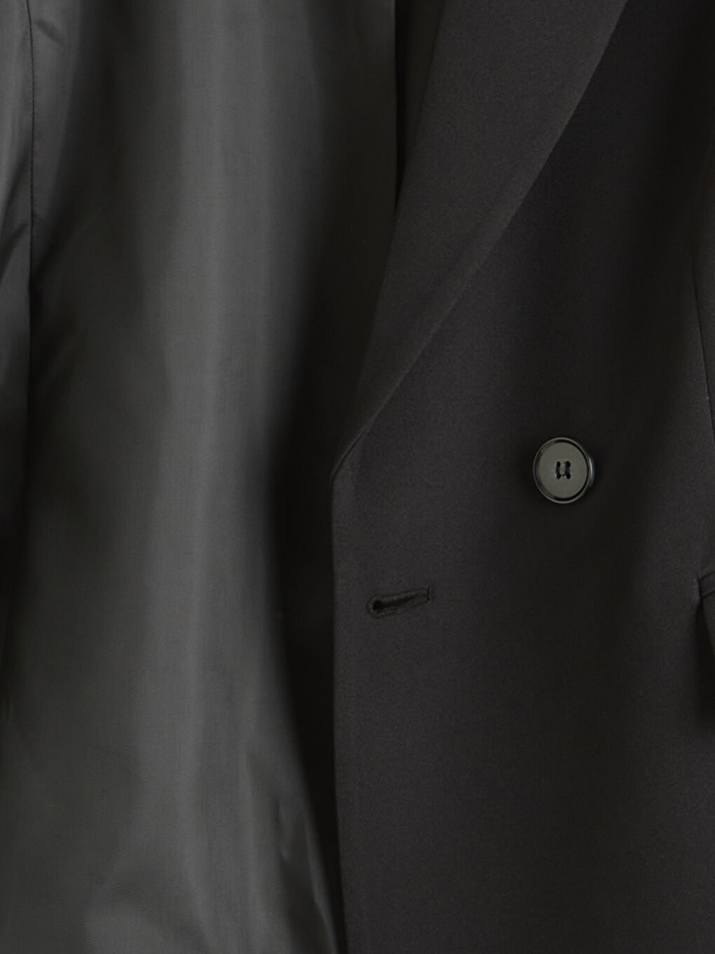 Siyah Kruvaze Yaka Kadın Blazer Ceket-7