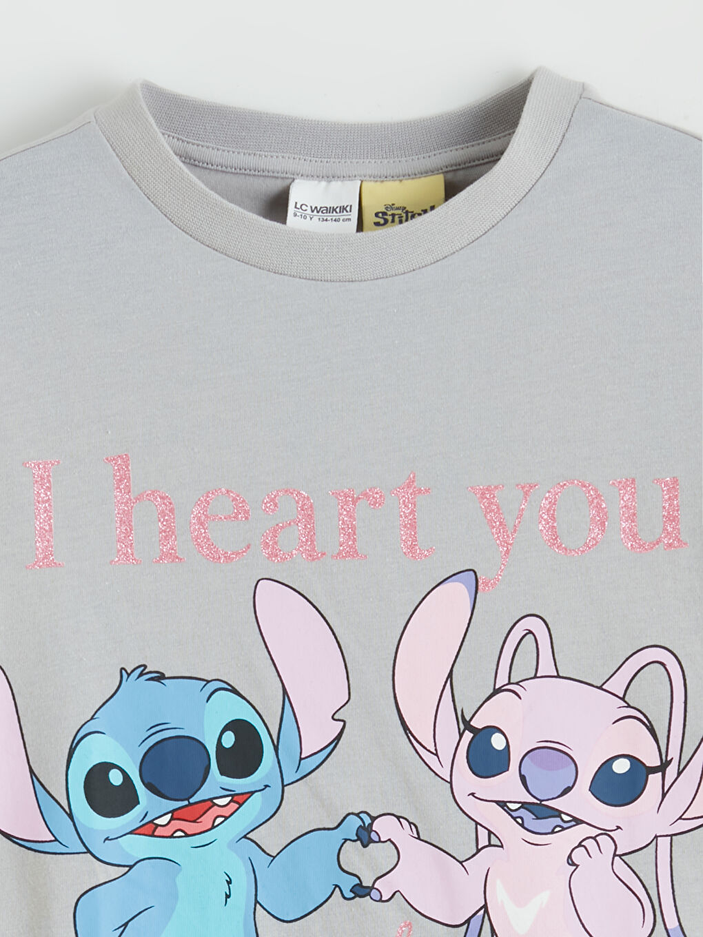 Djevojka SIVA Majica kratkih rukava-1