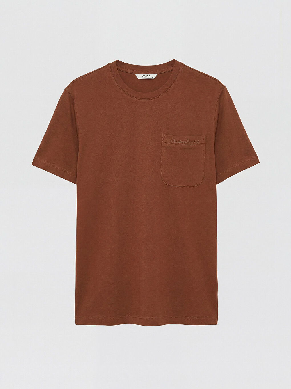 Crew Neck Embroidered Men's T-shirt-4