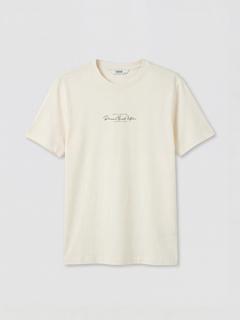 T-shirt E Stampuar Me Jakë Të Rrumbullakët Për Burra-4