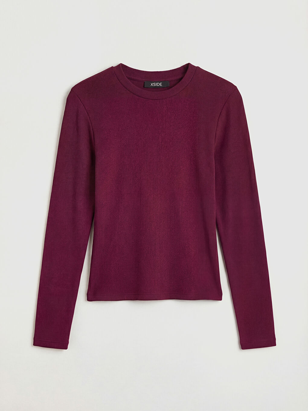 Mürdüm Bisiklet Yaka Fitilli Kadın Body	