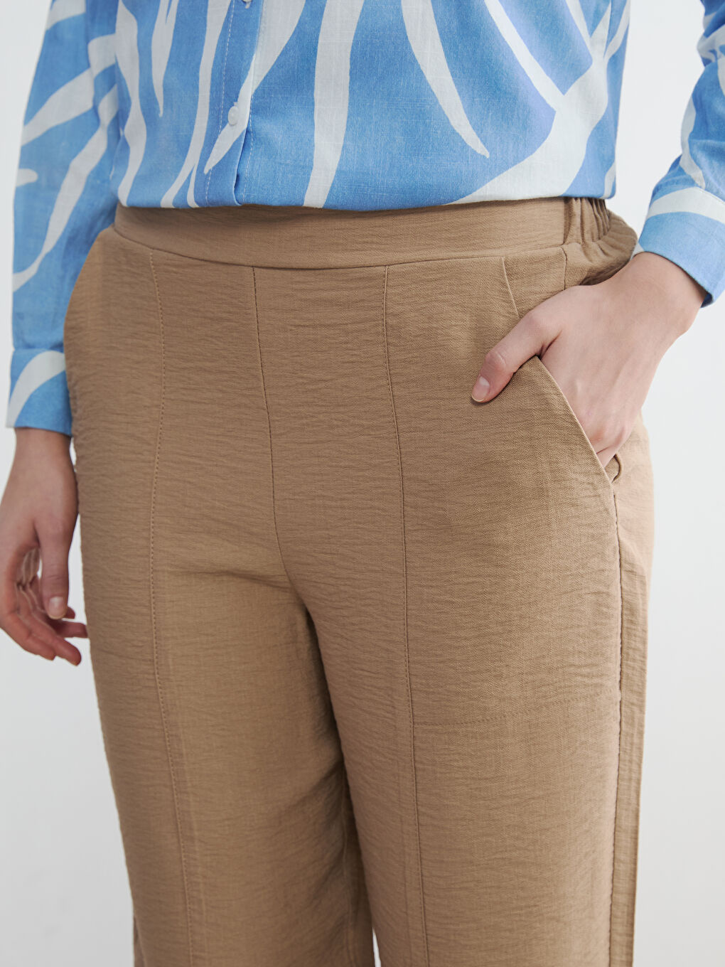 BEŽ Pantalone Žena-2