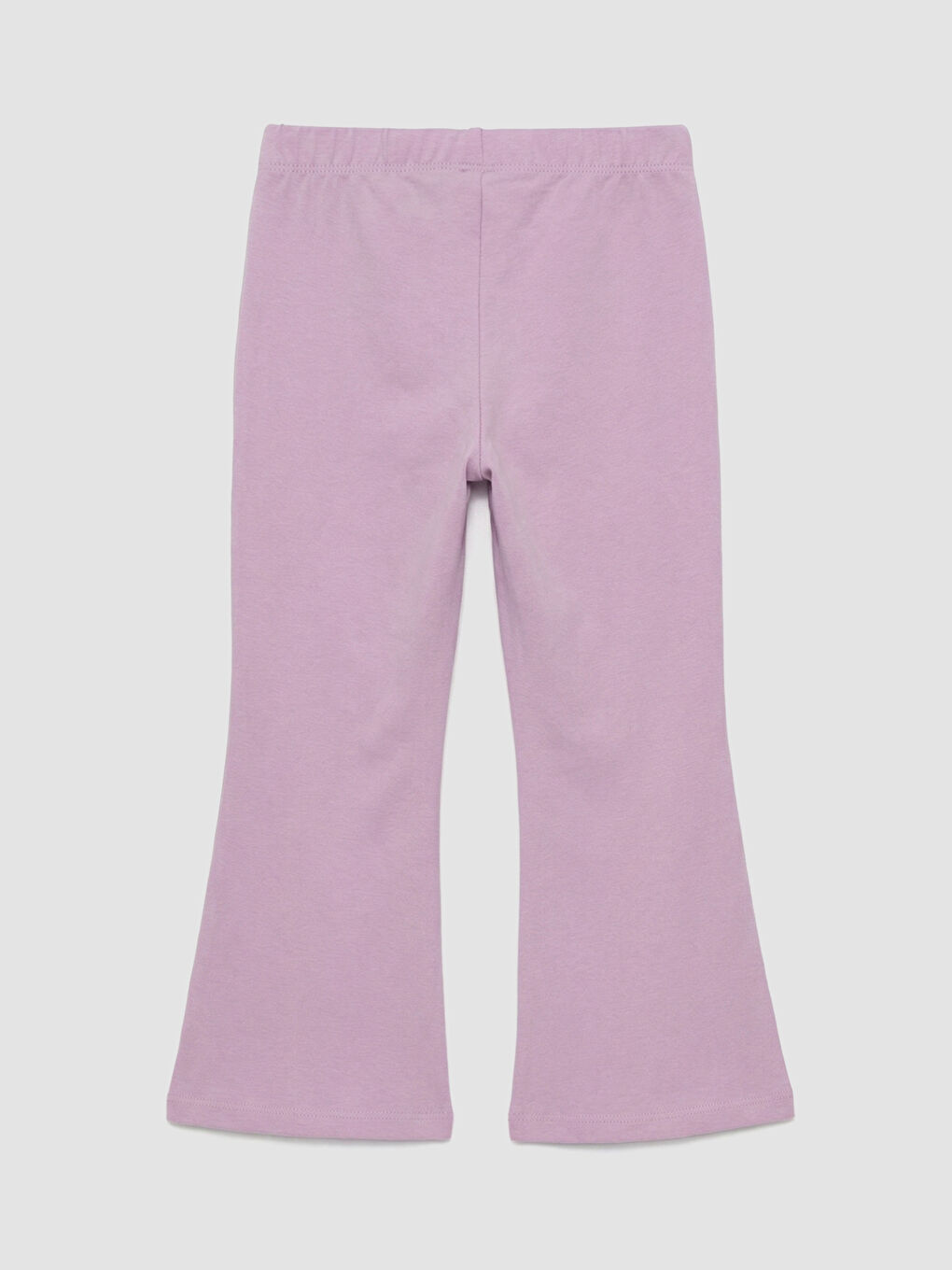 Lila İspanyol Paça Kız Çocuk Tayt Pantolon 2'li-2