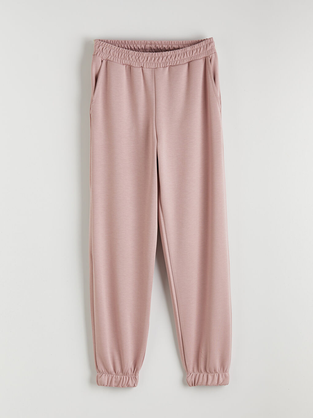 Pembe Soft Touch Kadın Jogger Eşofman Altı	