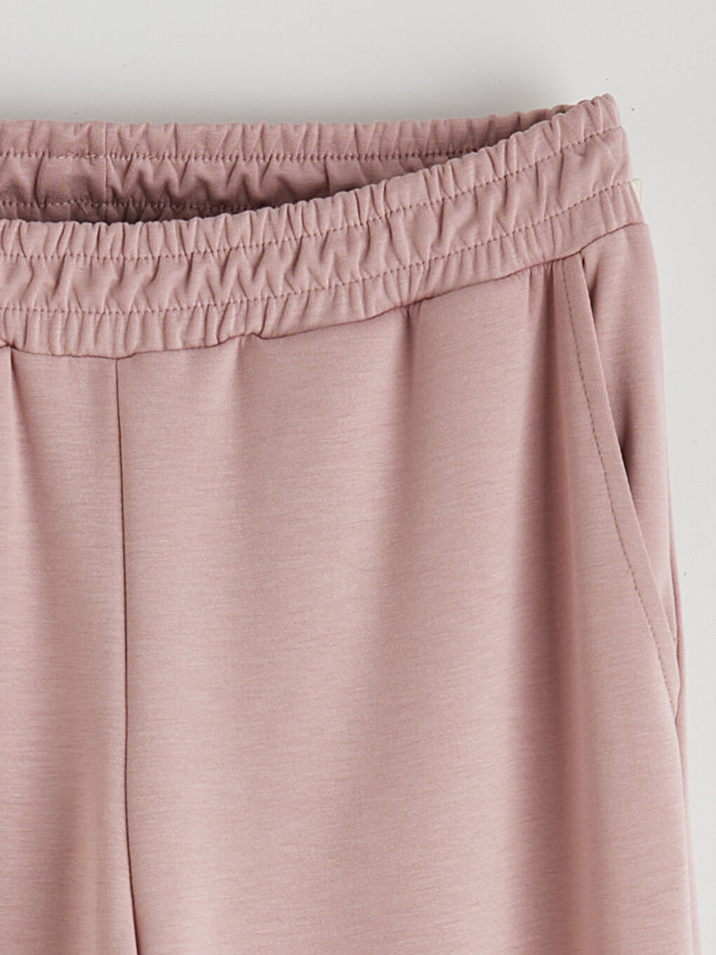Pembe Soft Touch Kadın Jogger Eşofman Altı	-1