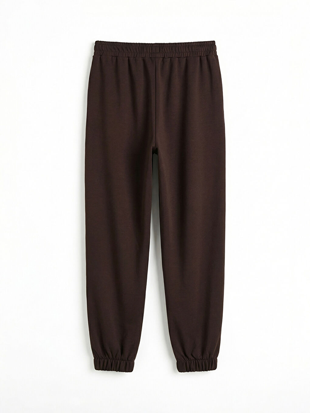 Kahverengi Soft Touch Kadın Jogger Eşofman Altı-1