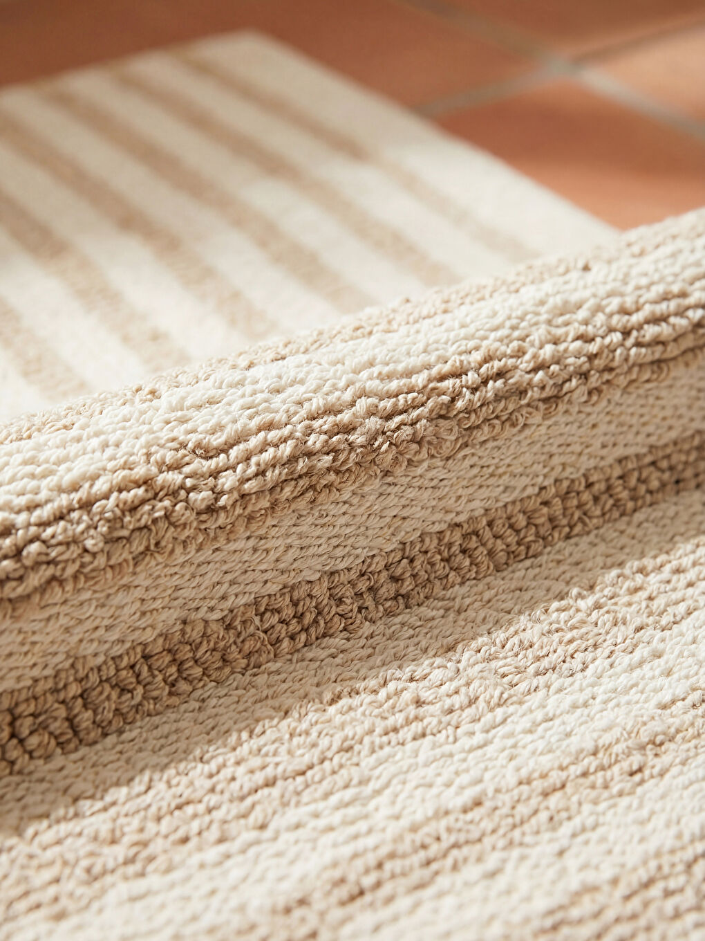 Bej Çizgili Paspas 50x80 cm-1