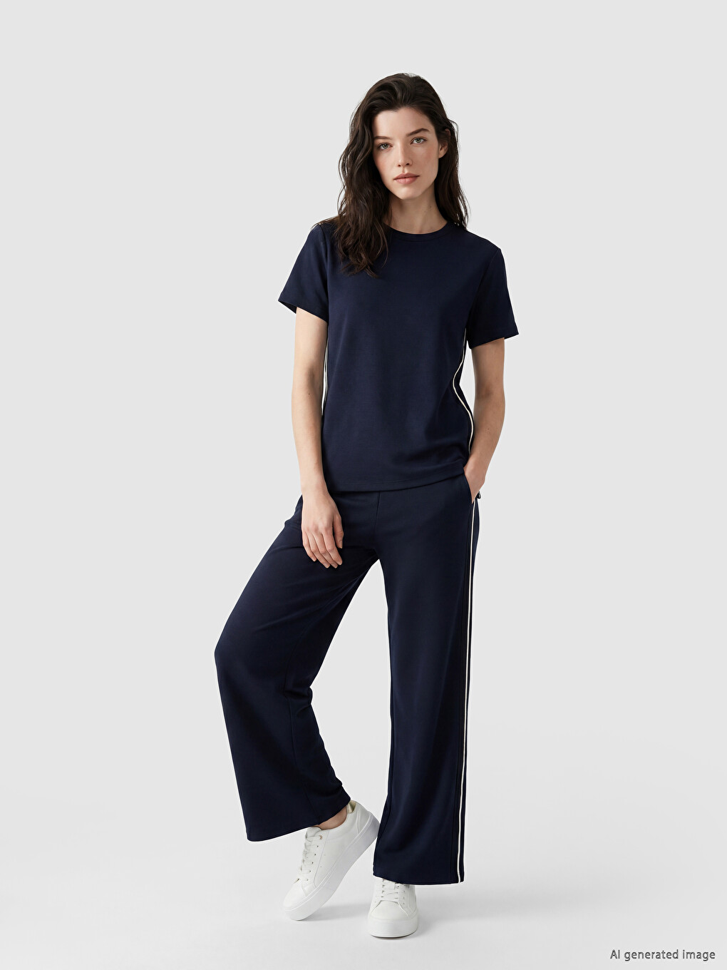 Crew Neck Women's T-Shirt-1