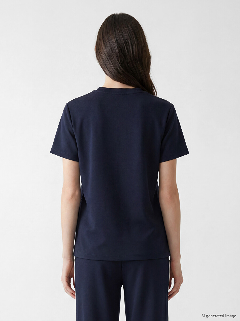 Crew Neck Women's T-Shirt-3