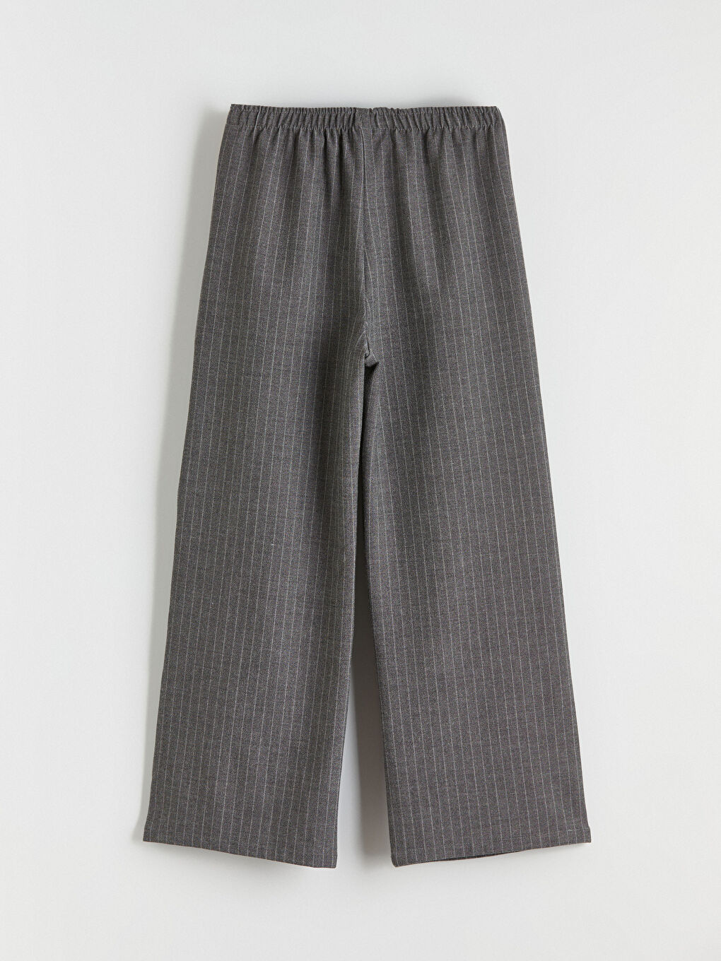 Gri Çizgili Kız Çocuk Pantolon-2