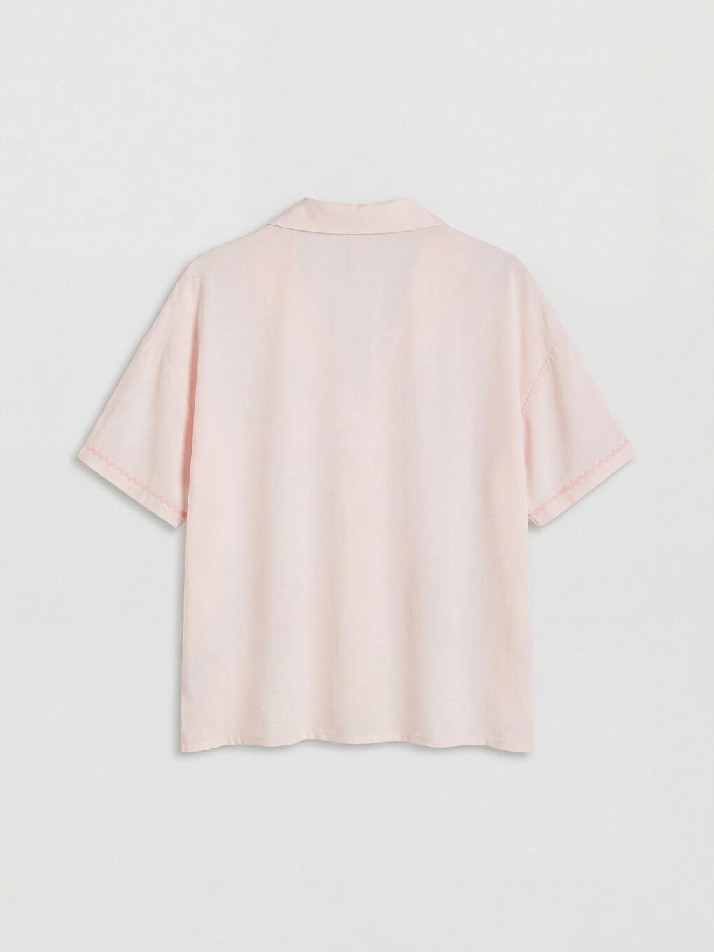 Femër Roze Set Pizhamash Të Shkurtra-6