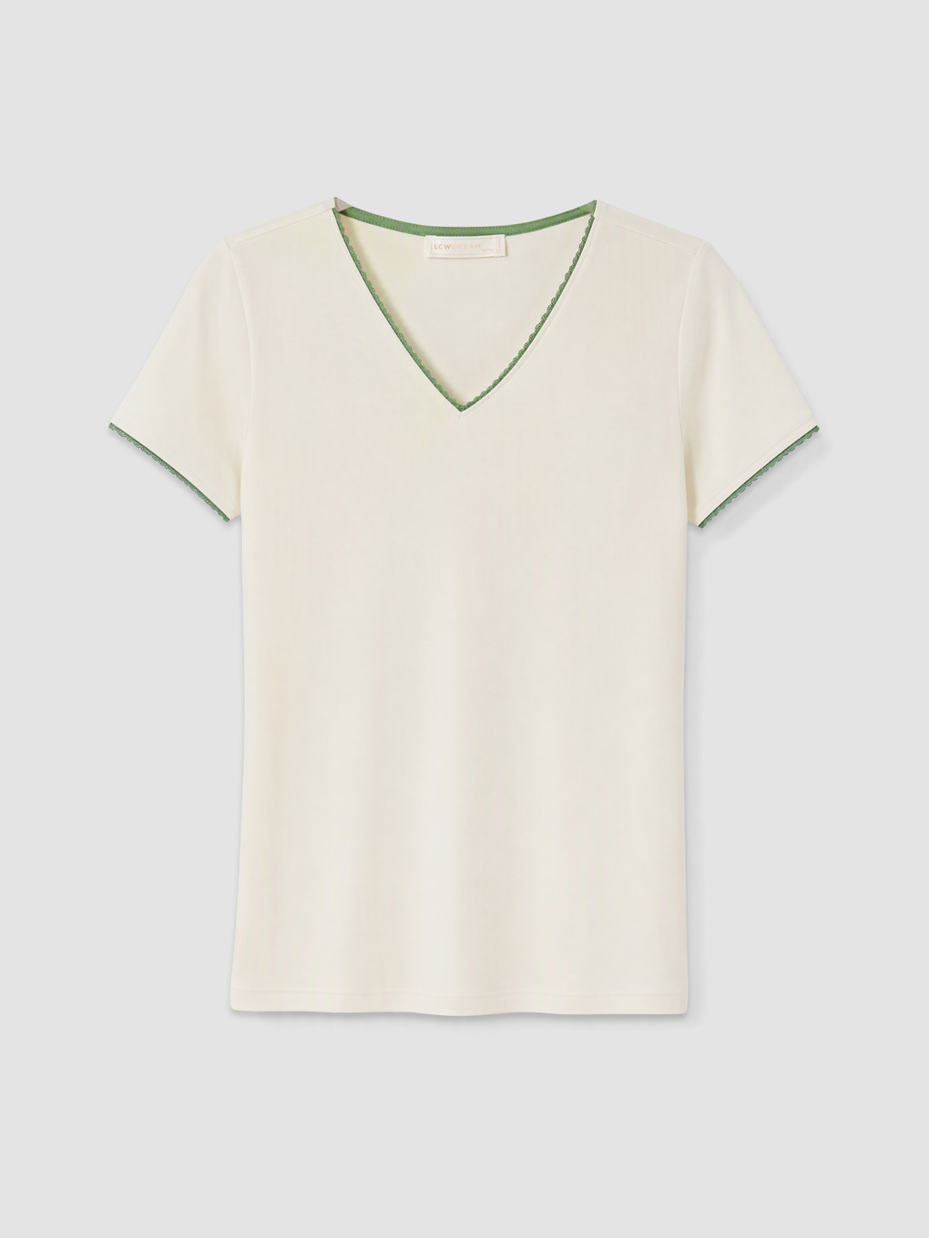 V Neck Women's Capri Pyjamas Set-6