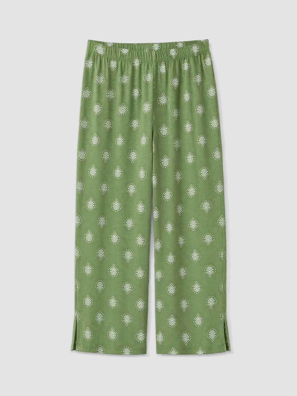 V Neck Women's Capri Pyjamas Set-9