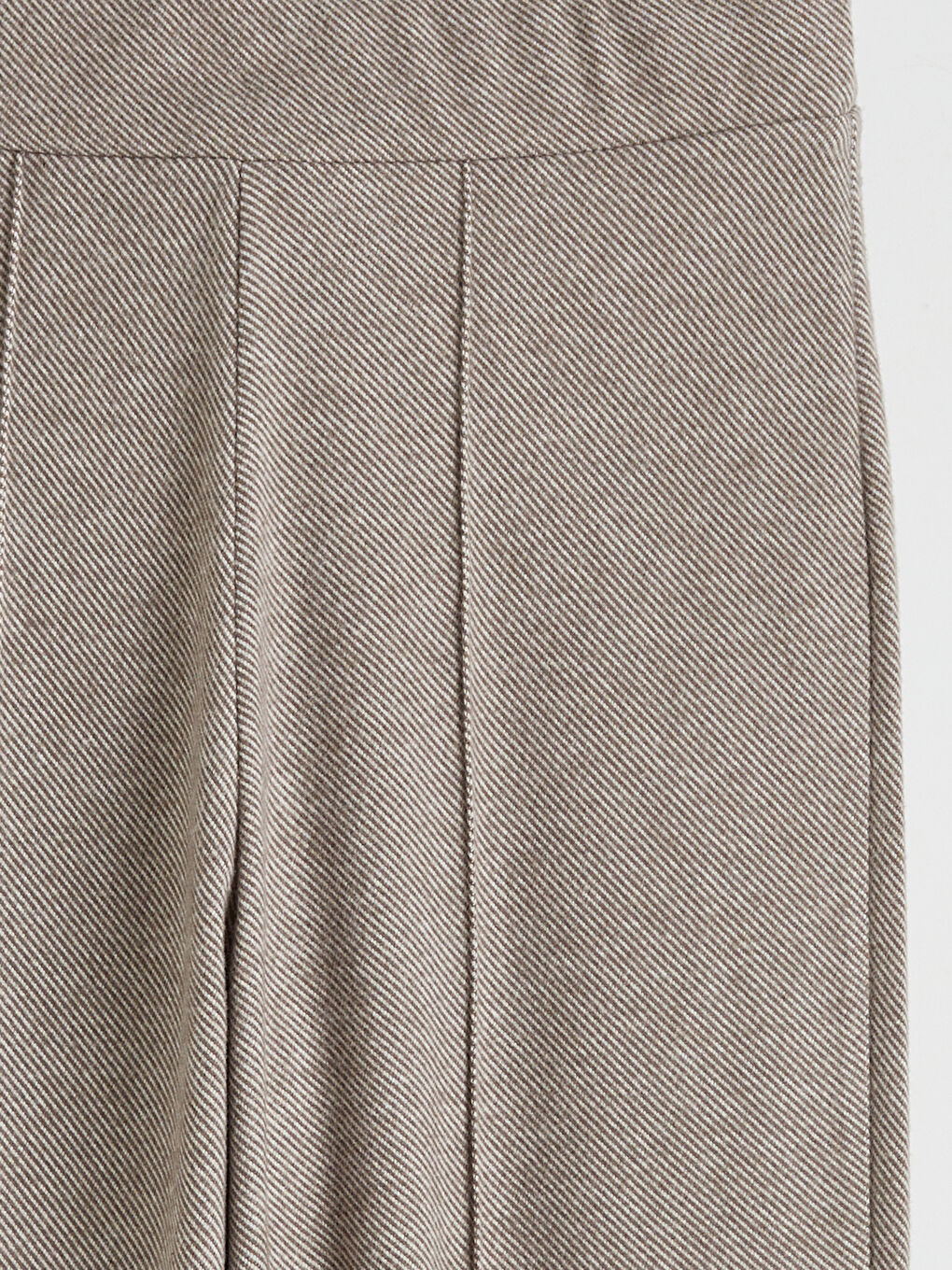 Kahverengi Beli Lastikli Desenli Kadın Eşofman Altı-5