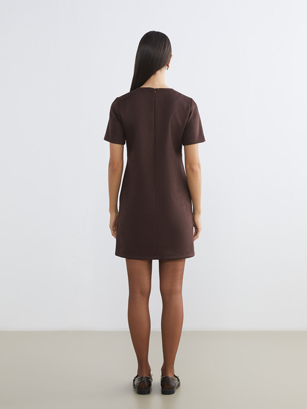 Woman BROWN Dress-3