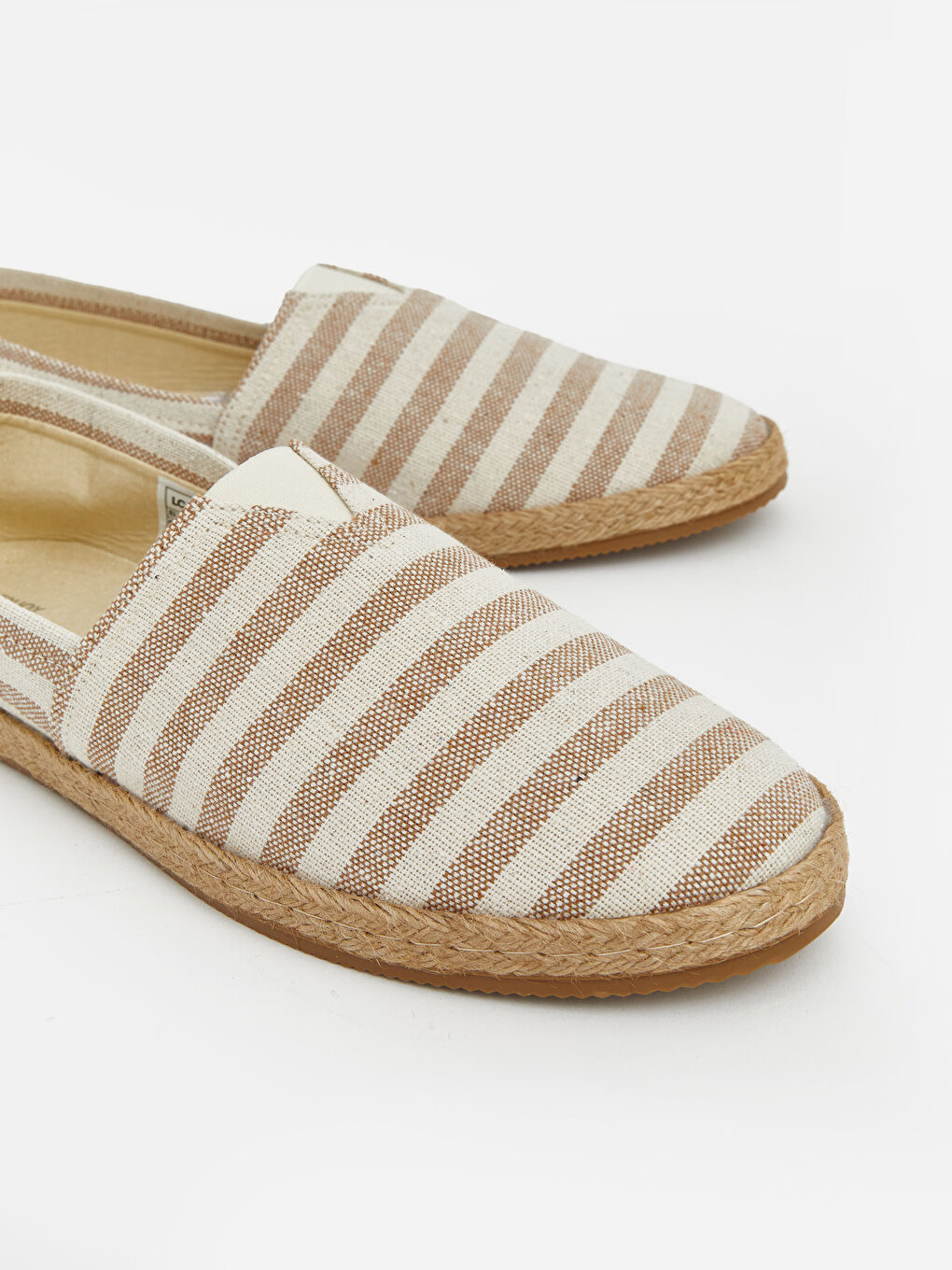 Bej Hasır Tabanlı Erkek Espadril-2