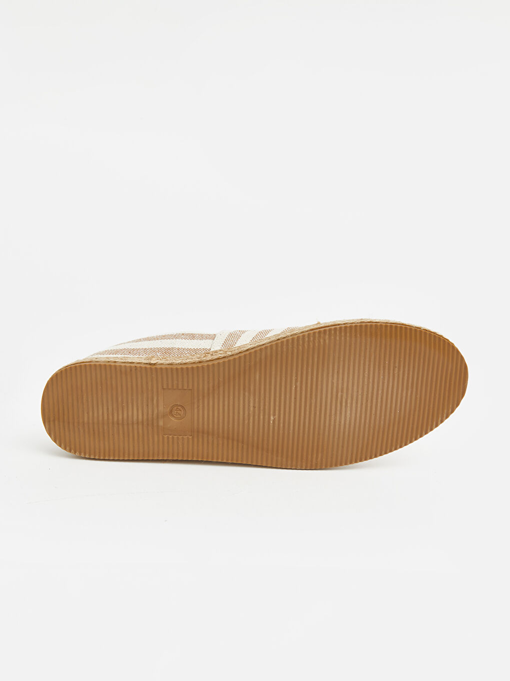Bej Hasır Tabanlı Erkek Espadril-3