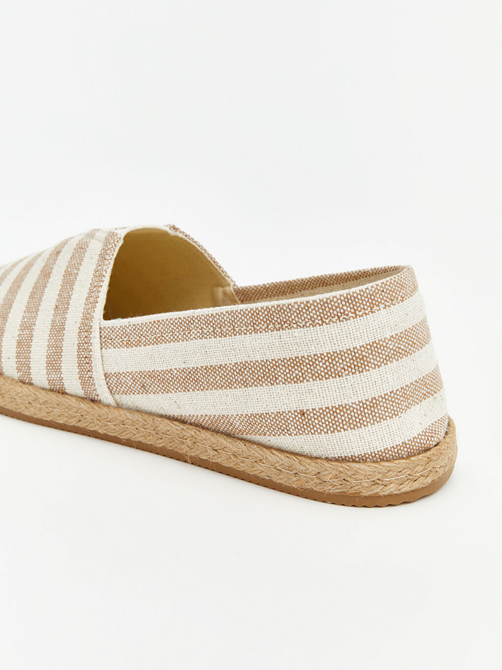 Bej Hasır Tabanlı Erkek Espadril-4