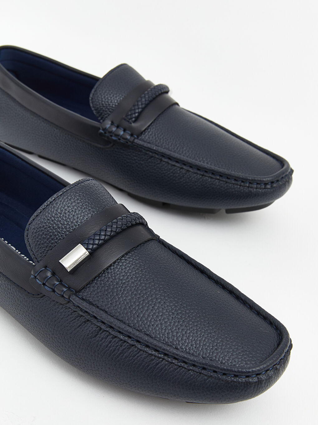Faux Leather Men's Loafer Shoes-2