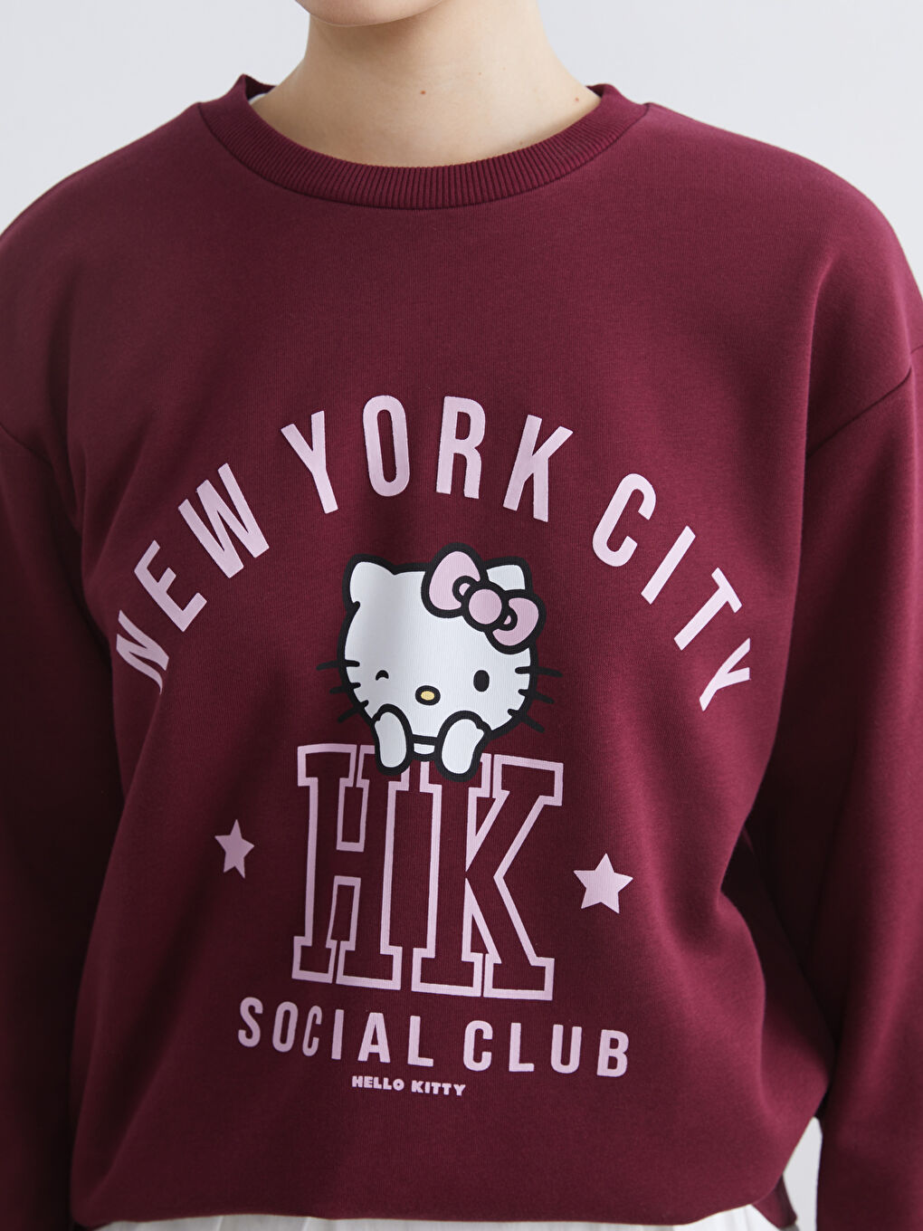 Жінка БОРДОВИЙ Світшот - Толстовка-2