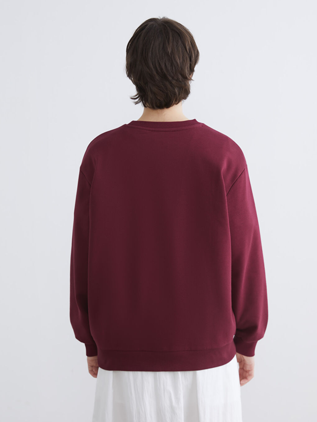 Жінка БОРДОВИЙ Світшот - Толстовка-3