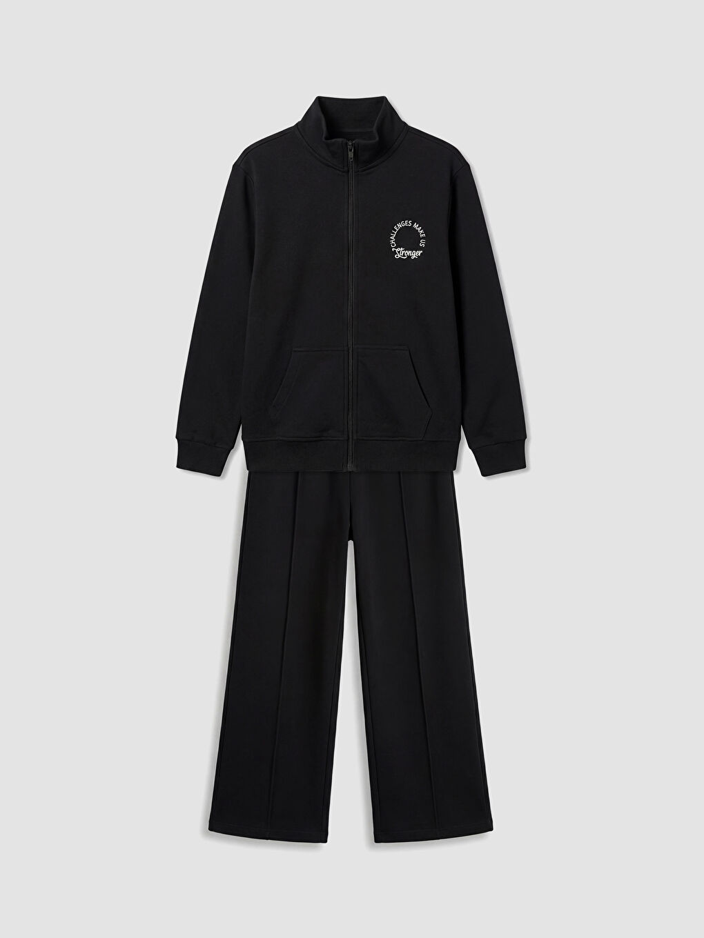 Girl BLACK Tracksuit Set