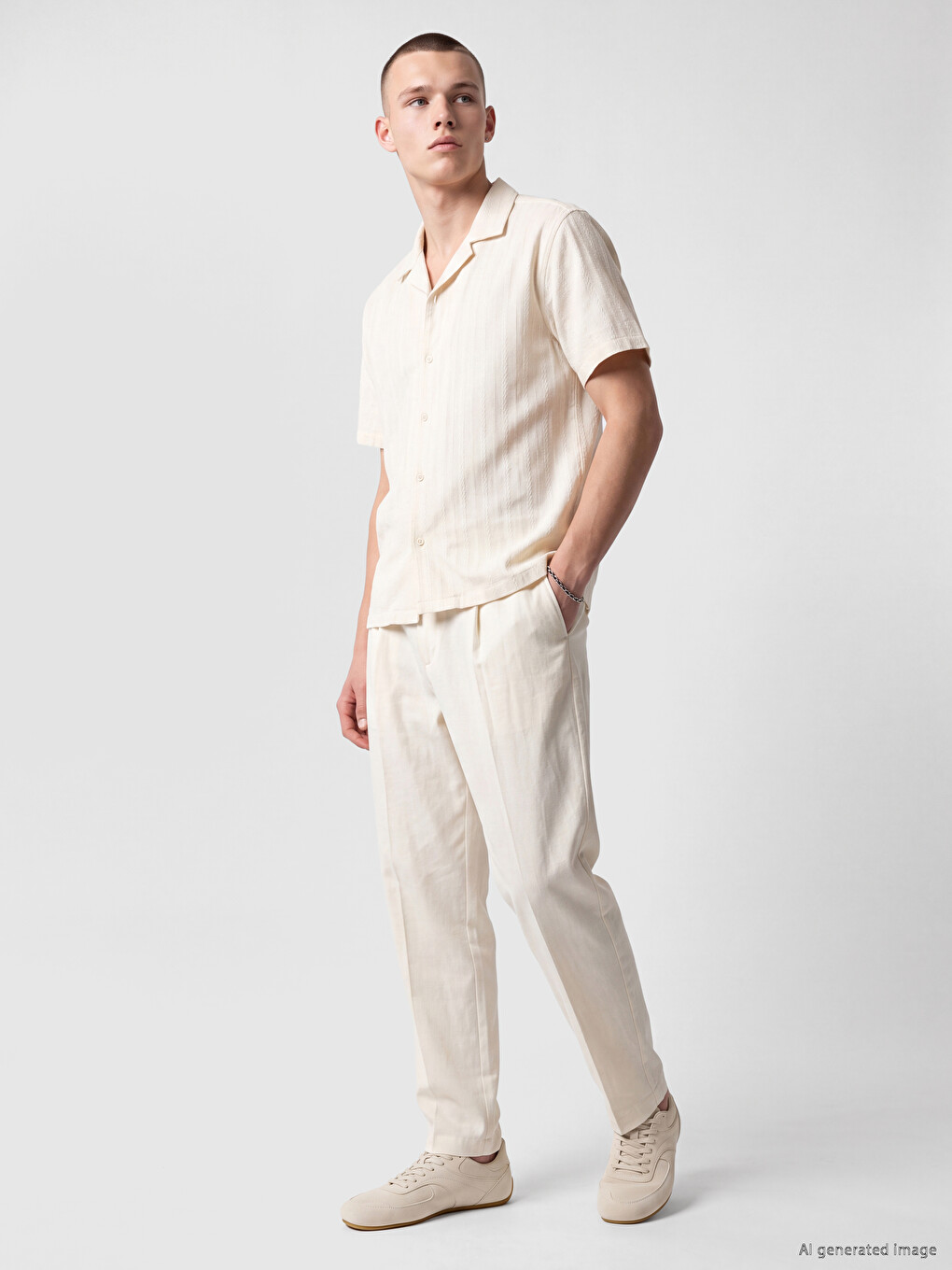 Relax Fit Dobby Men's Shirt-1