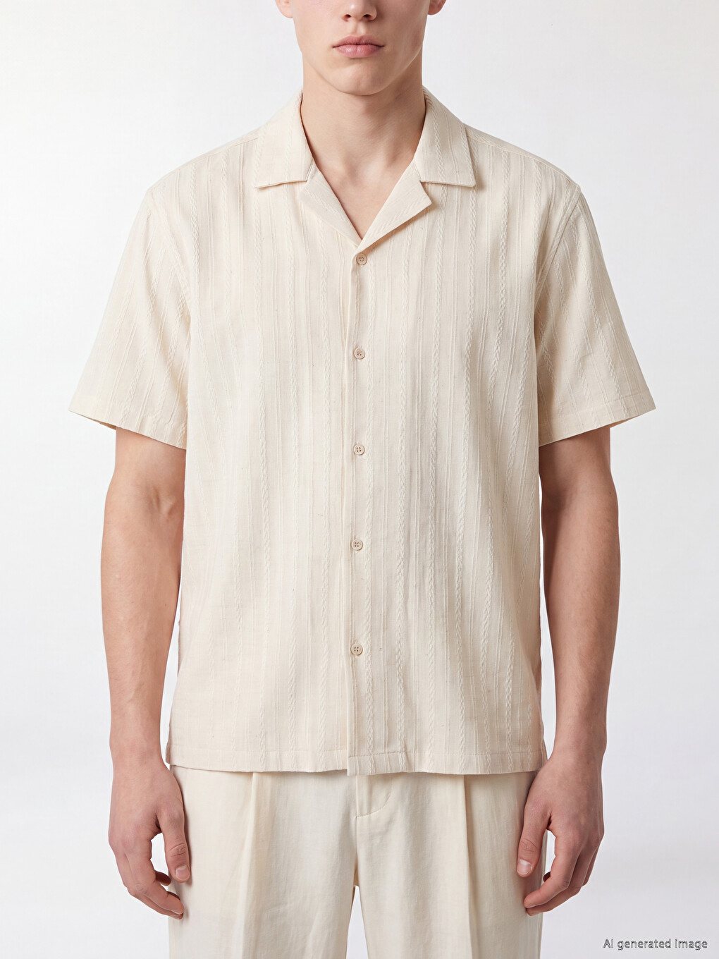 Relax Fit Dobby Men's Shirt-2
