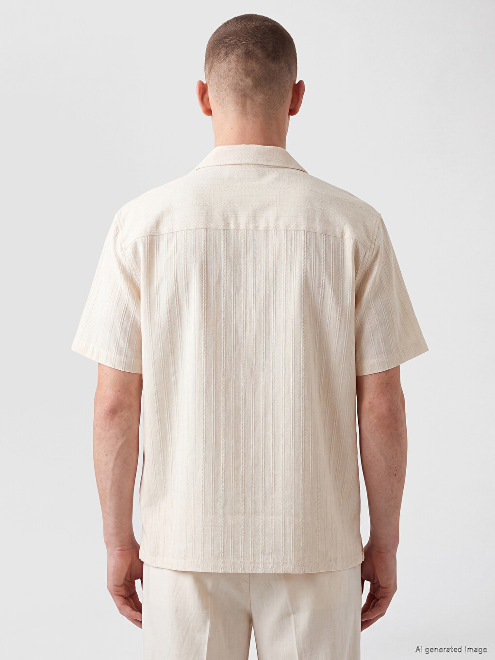 Relax Fit Dobby Men's Shirt-3