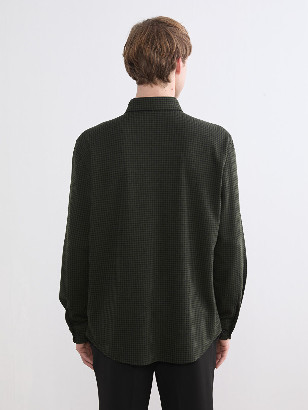 قميص كاكي رجل-3