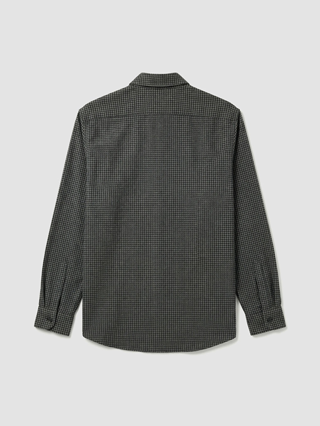 Antrasit Regular Fit Armürlü Erkek Gömlek-1