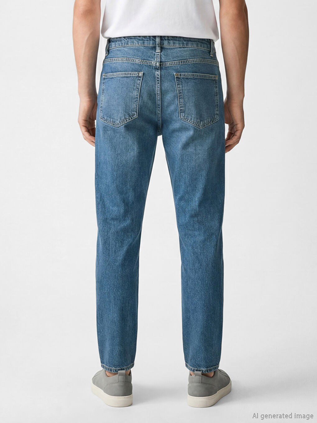 Yeşil 750 Slim Fit Erkek Jean Pantolon-4